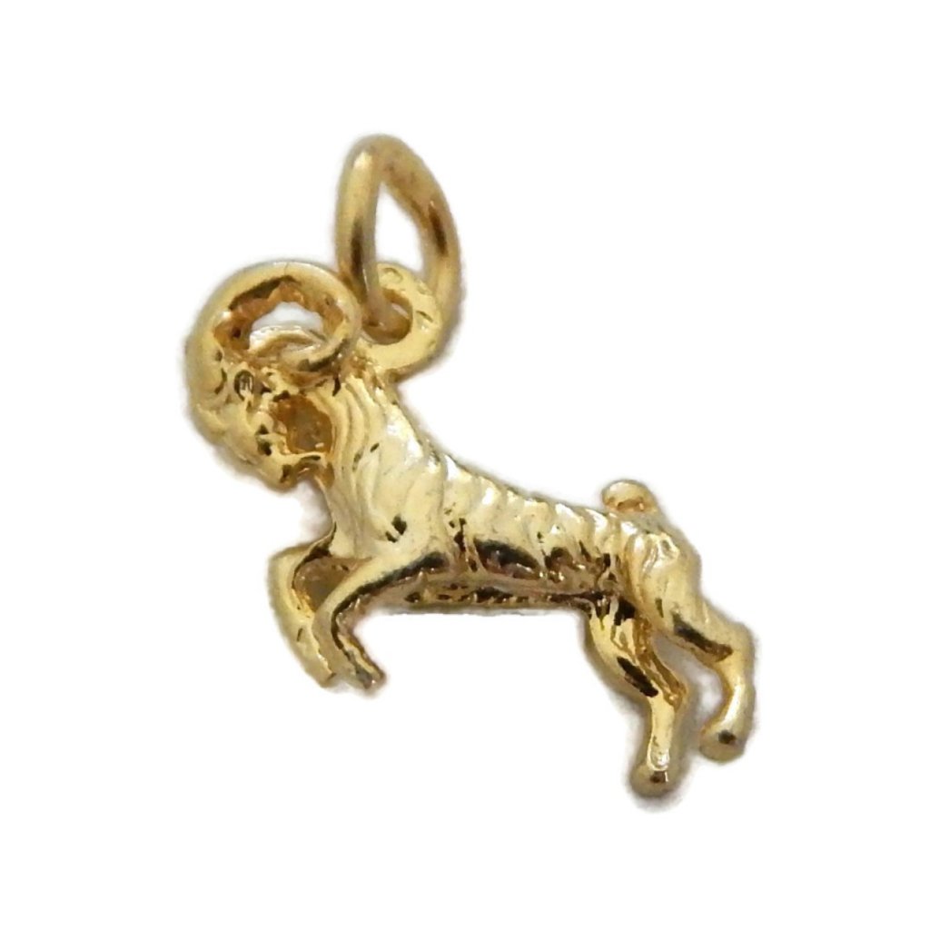 14k Yellow Gold Aries Horoscope Zodiac Sign Unisex 14k Yellow Gold Aries Horoscope Zodiac Sign Unisex